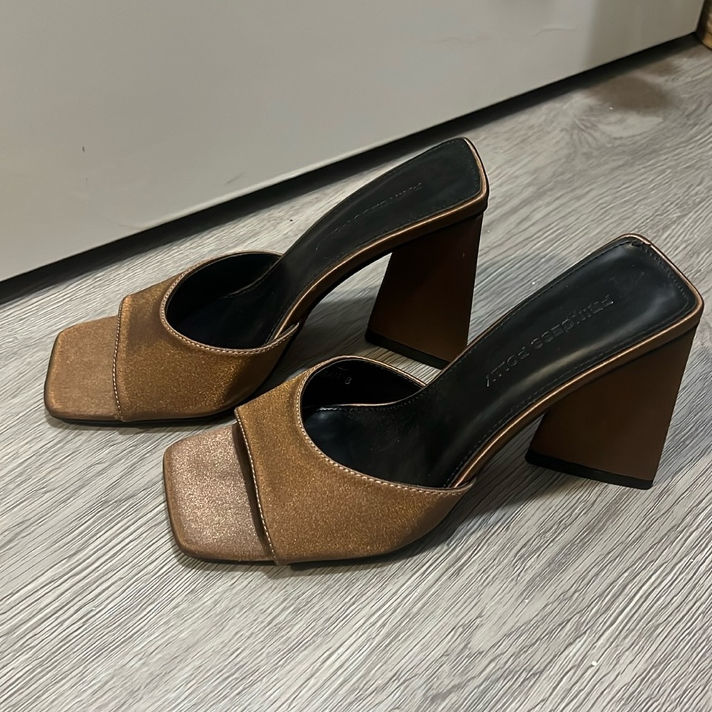 Brown Princess Polly heels